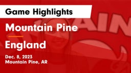 Mountain Pine  vs England  Game Highlights - Dec. 8, 2023