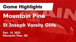 Mountain Pine  vs St Joseph Varsity Girls Game Highlights - Dec. 14, 2023
