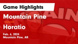 Mountain Pine  vs Horatio  Game Highlights - Feb. 6, 2024