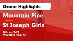 Mountain Pine  vs St Joseph Girls Game Highlights - Jan. 23, 2024
