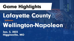 Lafayette County  vs Wellington-Napoleon  Game Highlights - Jan. 3, 2023