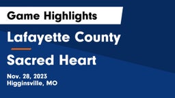 Lafayette County  vs Sacred Heart  Game Highlights - Nov. 28, 2023