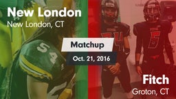Matchup: New London High vs. Fitch  2016