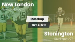 Matchup: New London High vs. Stonington  2018