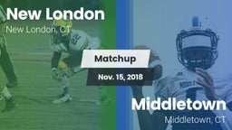 Matchup: New London High vs. Middletown  2018