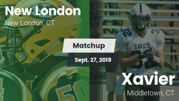Matchup: New London High vs. Xavier  2019