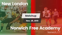 Matchup: New London High vs. Norwich Free Academy 2019