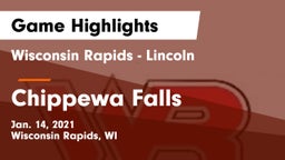 Wisconsin Rapids - Lincoln  vs Chippewa Falls  Game Highlights - Jan. 14, 2021