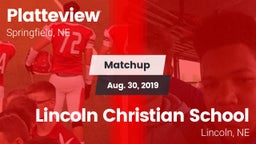 Matchup: Platteview High vs. Lincoln Christian School 2019