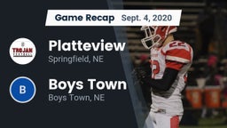 Recap: Platteview  vs. Boys Town  2020