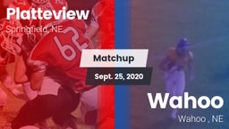 Matchup: Platteview High vs. Wahoo  2020