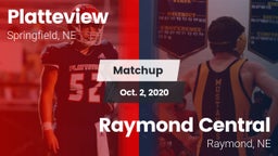 Matchup: Platteview High vs. Raymond Central  2020