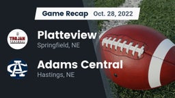 Recap: Platteview  vs. Adams Central  2022