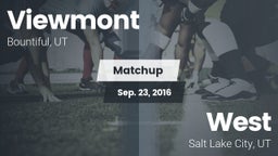 Matchup: Viewmont  vs. West  2016