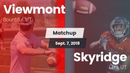 Matchup: Viewmont  vs. Skyridge  2018