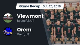 Recap: Viewmont  vs. Orem  2019