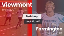 Matchup: Viewmont  vs. Farmington  2020