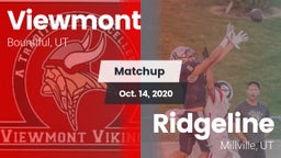 Matchup: Viewmont  vs. Ridgeline  2020