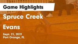 Spruce Creek  vs Evans Game Highlights - Sept. 21, 2019