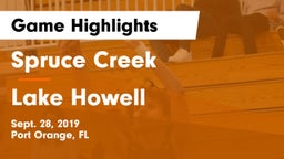 Spruce Creek  vs Lake Howell  Game Highlights - Sept. 28, 2019