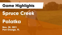 Spruce Creek  vs Palatka Game Highlights - Nov. 30, 2021