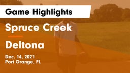 Spruce Creek  vs Deltona  Game Highlights - Dec. 14, 2021