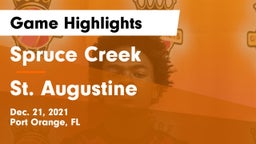 Spruce Creek  vs St. Augustine  Game Highlights - Dec. 21, 2021