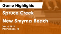 Spruce Creek  vs New Smyrna Beach  Game Highlights - Jan. 4, 2022