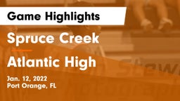 Spruce Creek  vs Atlantic High Game Highlights - Jan. 12, 2022