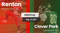 Matchup: Renton   vs. Clover Park  2017