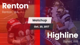 Matchup: Renton   vs. Highline  2017