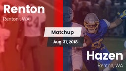 Matchup: Renton   vs. Hazen  2018