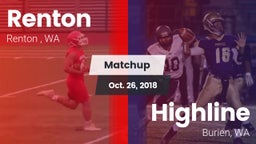 Matchup: Renton   vs. Highline  2018