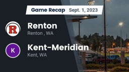Recap: Renton   vs. Kent-Meridian   2023