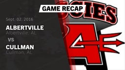 Recap: Albertville  vs. Cullman  2016