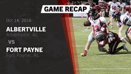 Recap: Albertville  vs. Fort Payne  2016
