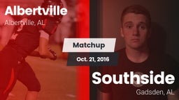 Matchup: Albertville High vs. Southside  2016