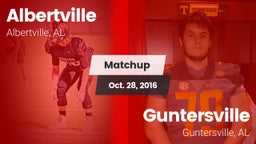 Matchup: Albertville High vs. Guntersville  2016
