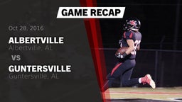 Recap: Albertville  vs. Guntersville  2016