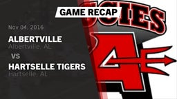 Recap: Albertville  vs. Hartselle Tigers 2016