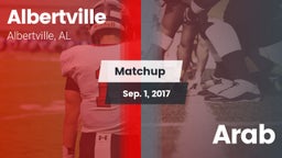 Matchup: Albertville High vs. Arab 2017