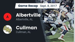 Recap: Albertville  vs. Cullman  2017