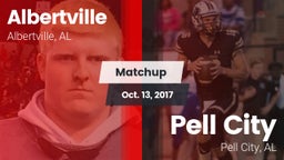 Matchup: Albertville High vs. Pell City  2017