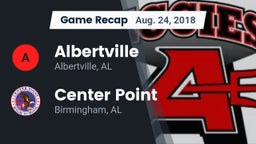 Recap: Albertville  vs. Center Point  2018