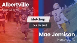 Matchup: Albertville High vs. Mae Jemison  2018