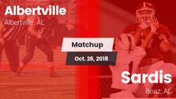 Matchup: Albertville High vs. Sardis  2018