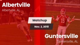 Matchup: Albertville High vs. Guntersville  2018