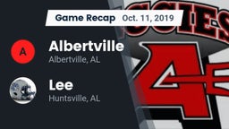 Recap: Albertville  vs. Lee  2019