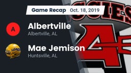 Recap: Albertville  vs. Mae Jemison  2019