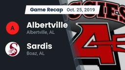 Recap: Albertville  vs. Sardis  2019